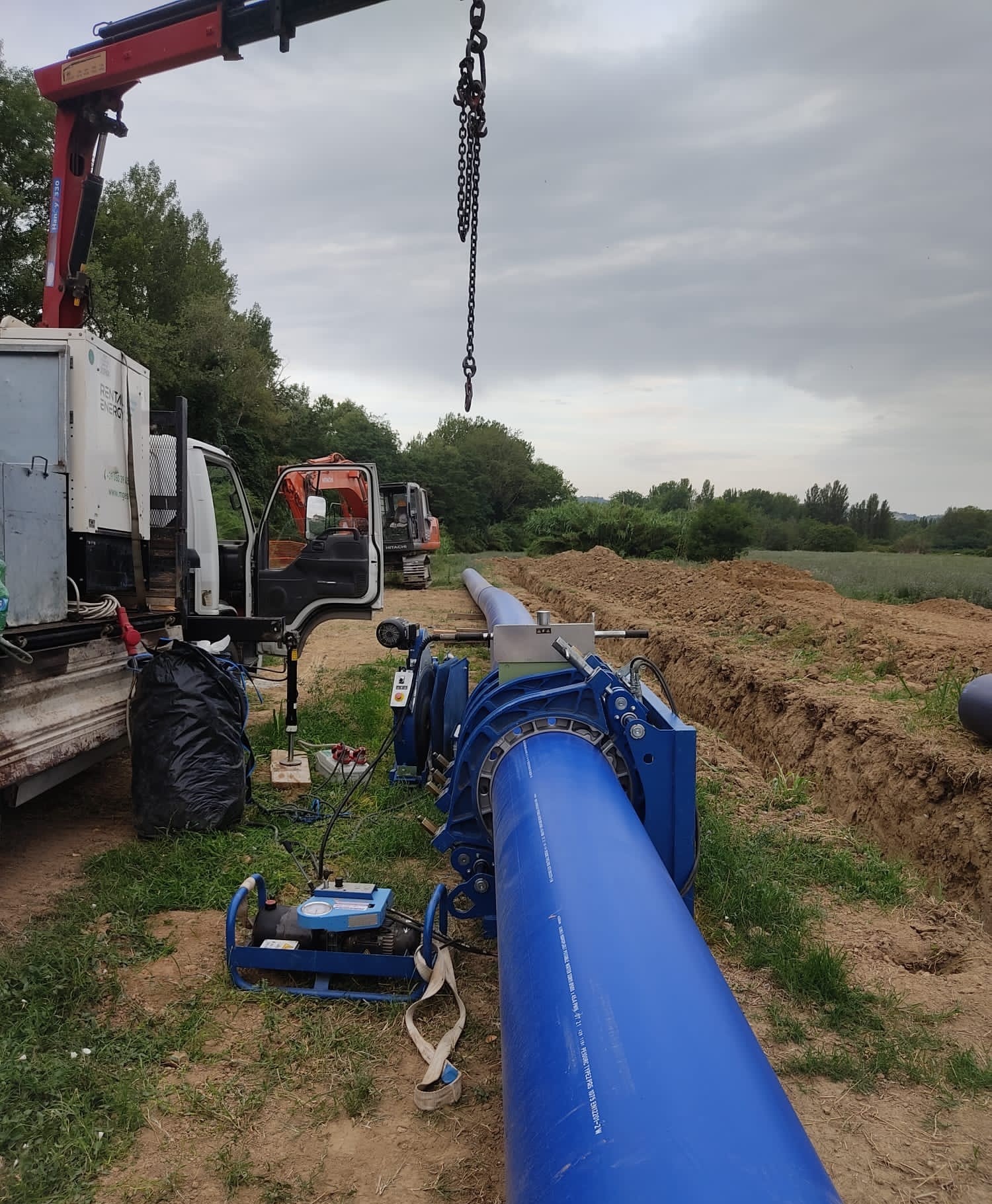LAVORI DI POTENZIAMENTO COLLETTORE RIO SALSO TRATTO RIO SALSO BELVEDERE MONTECCHIO (PU) 1